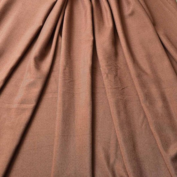 Тканина портьєрна рогожка з люрексом  V-М21 какао, фото 2