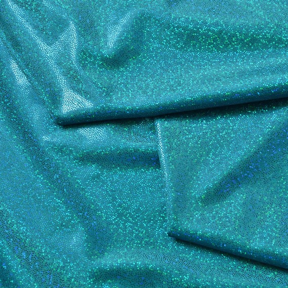 Тканина трикотаж Лазер голограма дріб мор хвиля, фото 2