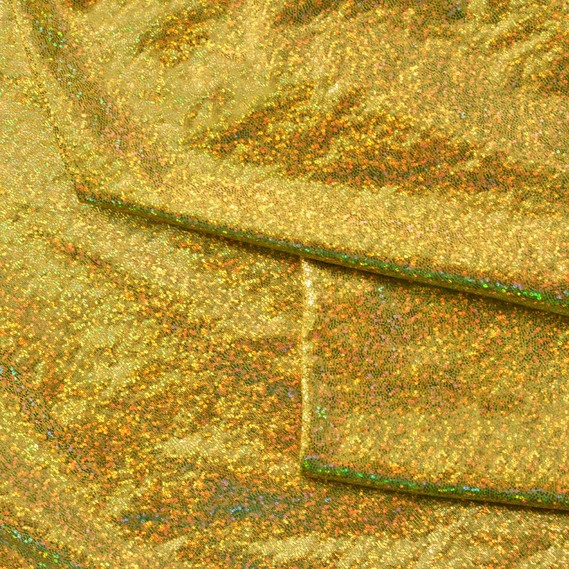 Тканина трикотаж Лазер голограма дріб фісташка, фото 2