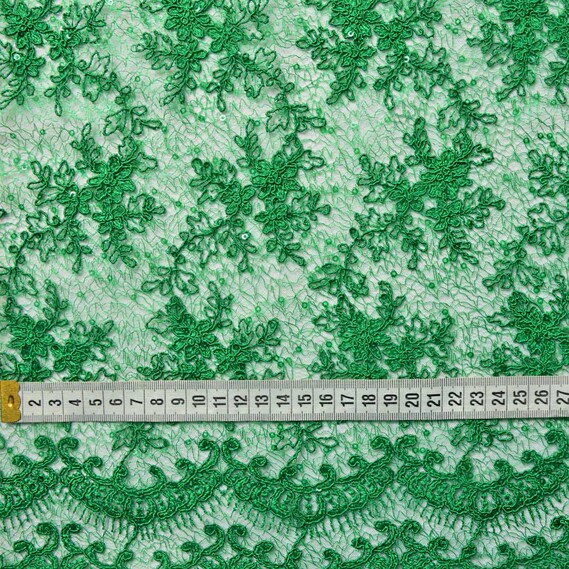 Ткань гіпюр Красотка трава, фото 4 Ткань гіпюр Красотка трава, фото 4