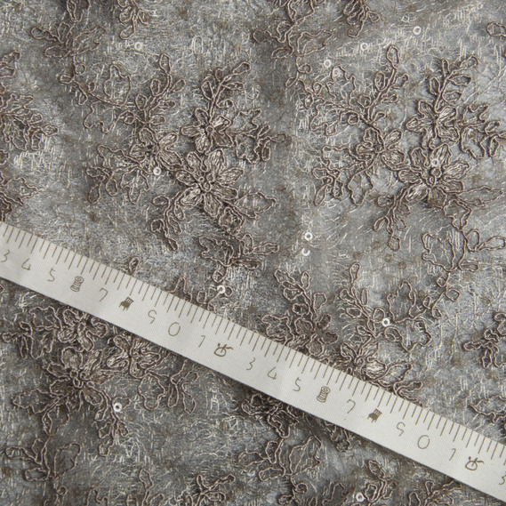 Ткань гіпюр Красотка хакі, фото 4 Ткань гіпюр Красотка хакі, фото 4
