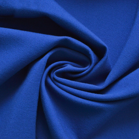 Solid color knitted fabric Prague, 620 g/m2 електрик, фото 1
