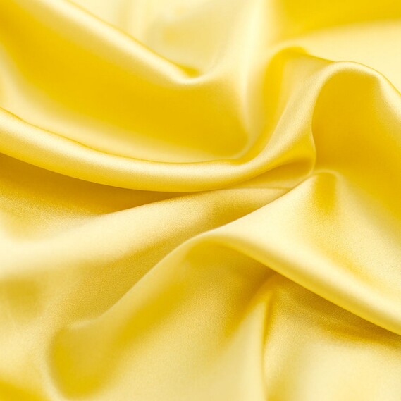 Тканина атлас шовк Armani натуральний жовте золото, фото 1