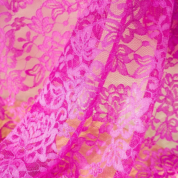 Ткань гипюр Madlen бузок, фото 1 Ткань гипюр Madlen бузок, фото 1