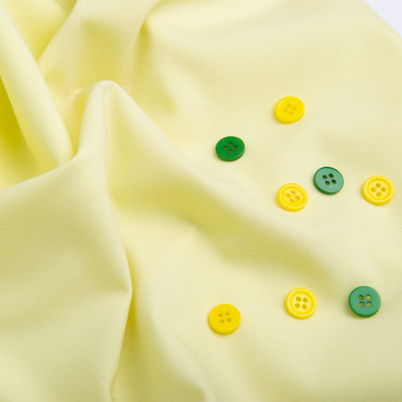 Тканина костюмна Лазуріна, 150 см, 187 гр/м2, для одягу, плаття, костюмів, спідниць лимон, фото 3