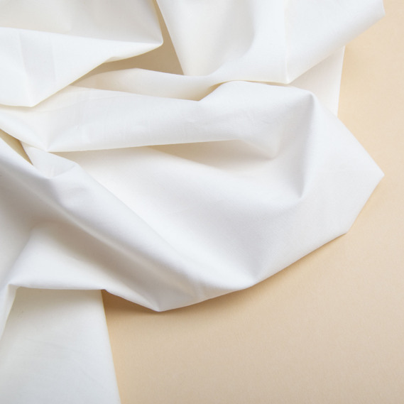 Cotton poplin fabric 124 gr/m2 молоко, фото 2 Cotton poplin fabric 124 gr/m2 молоко, фото 2