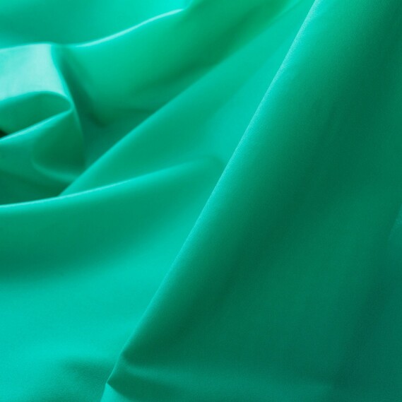 Тканина шифон стрейч Gucci бірюза, фото 2 Тканина шифон стрейч Gucci бірюза, фото 2