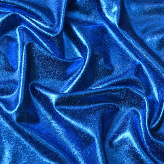 Трикотаж Диско синій, фото 2