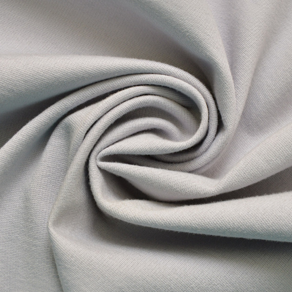 Тканина трикотаж Прага, трикотажна тканина, щільна віскозна тканина, 525 гр/м2 сіро/ліловий, фото 1