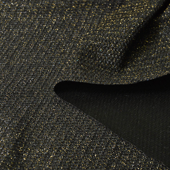 Трикотаж блиск сітка чорний, фото 3