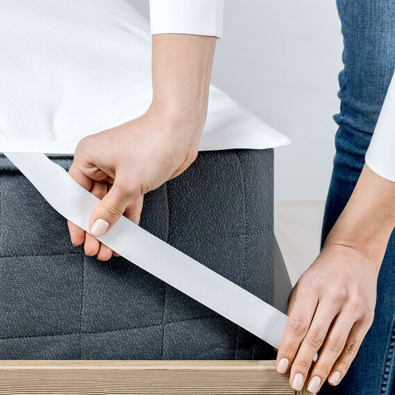 Наматрасник Аква Стоп 120х200 см IDEIA с резинками по углам, защитный непромокаемый, водоотталкивающий, фото 8