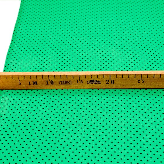 Шифон софт Горох дрібний зелений, фото 2