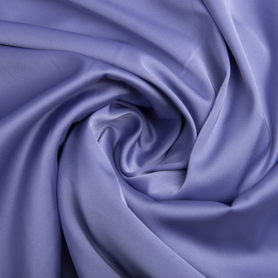 Тканина плательная атлас шовк Vanessa темний бузок, фото 1