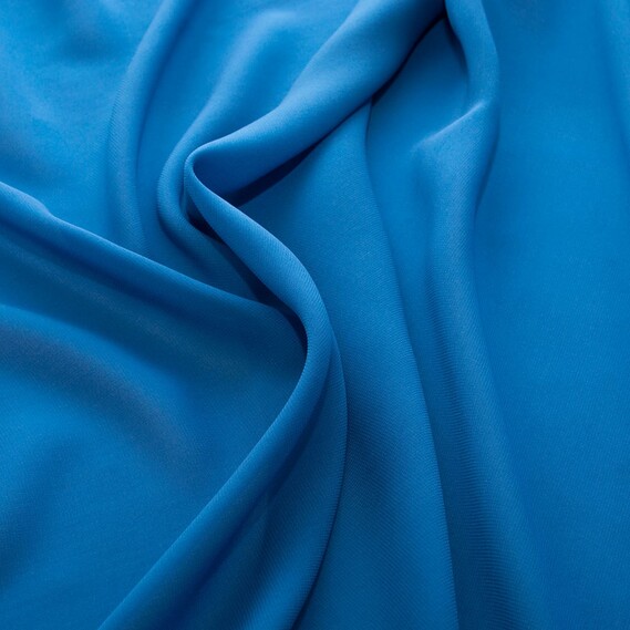 Шифон стрейч Патрісія синій, фото 1