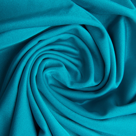 Тканина трикотаж Біфлекс блиск 217 гр/кв.м бірюза, фото 1