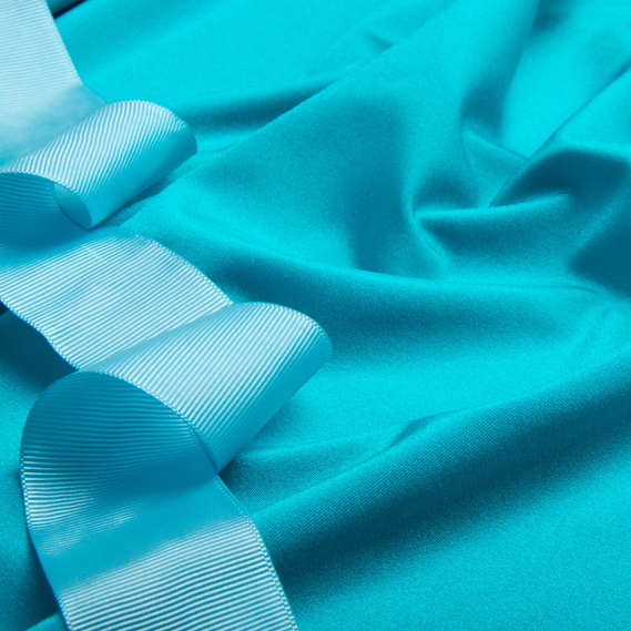 Тканина трикотаж Біфлекс блиск 217 гр/кв.м бірюза, фото 3
