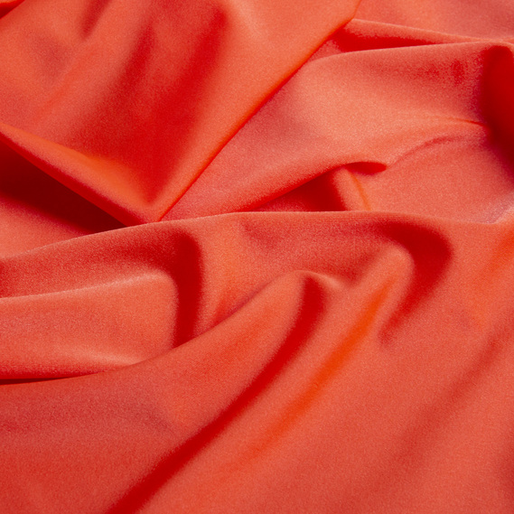 Ткань трикотаж Бифлекс блеск 217 гр/кв.м V-34 помаранч, фото 2 Ткань трикотаж Бифлекс блеск 217 гр/кв.м V-34 помаранч, фото 2