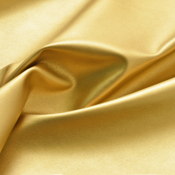 The fabric is artificial leather, Pearlized жовте золото, фото 2