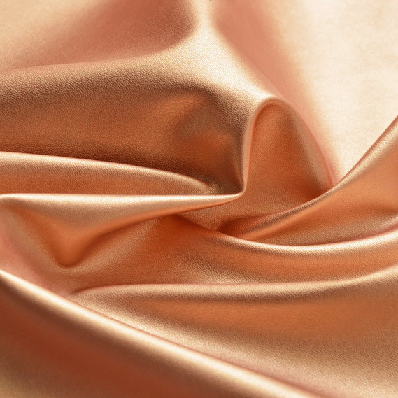 Тканина тучна шкіра Перламутр рожеве золото, фото 2 Тканина тучна шкіра Перламутр рожеве золото, фото 2