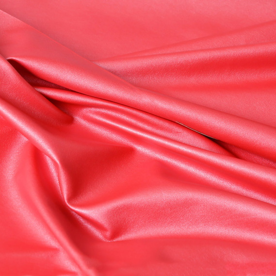 Тканина тучна шкіра Перламутр малина, фото 1