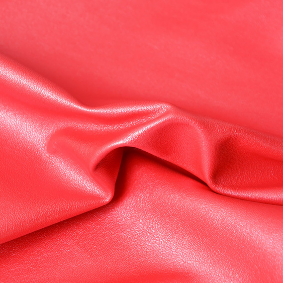 Тканина тучна шкіра Перламутр малина, фото 2