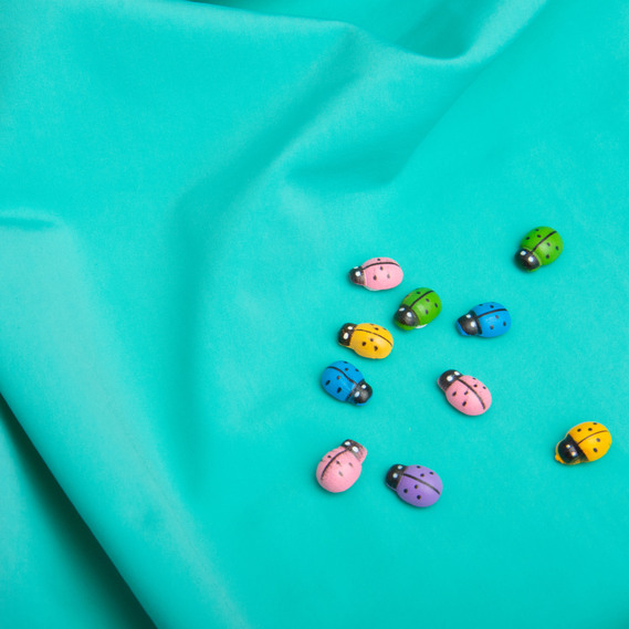 Ткань трикотаж Біфлекс матовий 194 гр/м2, еластична для купальників, леггінсов, спортивного одягу темно бірюзовий, фото 3