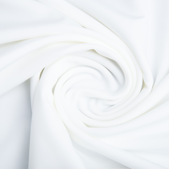 Ткань трикотаж Біфлекс матовий 194 гр/м2, еластична для купальників, леггінсов, спортивного одягу молоко, фото 1