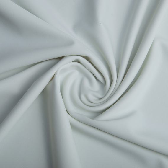 Ткань трикотаж Бифлекс матовый 194 гр/м2, эластичная для купальников, леггинсов, спортивной одежды V-2 (1002) білий, фото 1
