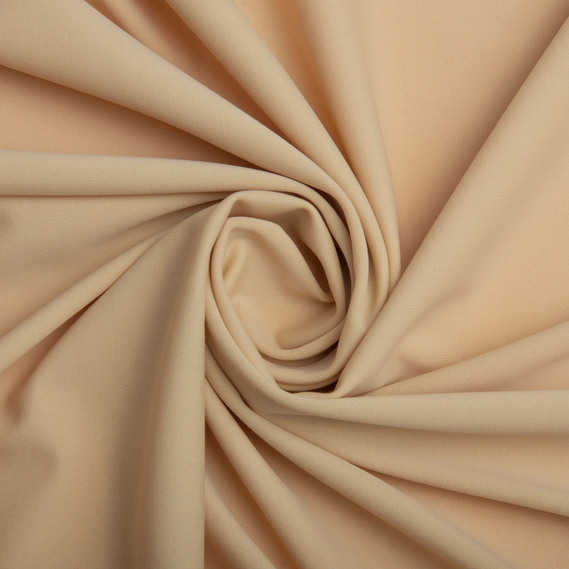 Ткань трикотаж Біфлекс матовий 194 гр/м2, еластична для купальників, леггінсов, спортивного одягу V-22 пісок, фото 1