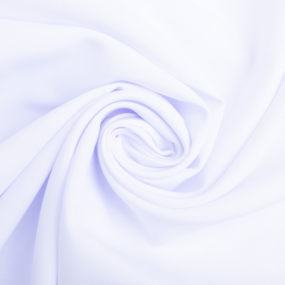 Ткань костюмная габардин 150 см 155 гр/м2 для костюмов, униформы, брюк, юбок, жакетов, платьев, декора білий, фото 1