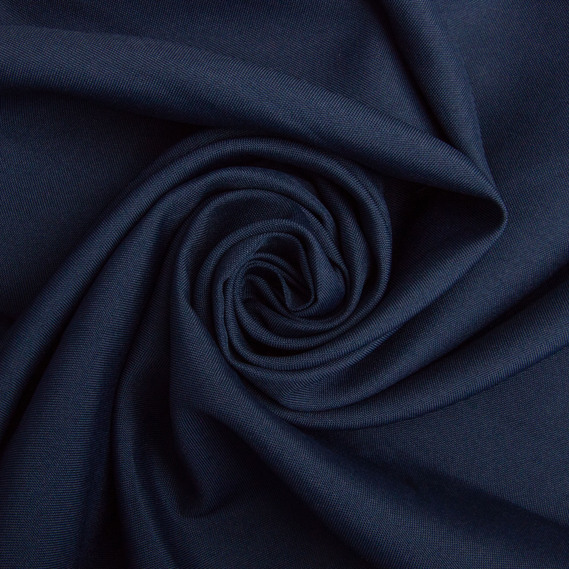 Suit Fabric Gabardine 150 cm 160 g/m2 for Suits, Uniforms, Trousers, Skirts, Jackets, Dresses, Decor темно синій, фото 1