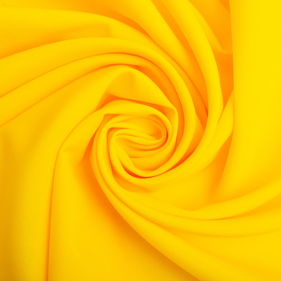 Тканина костюмна габардин 150 см 155 г/м2 для костюмів, уніформи, брюк, спідниць, жакетів, суконь, декору жовтий , фото 1