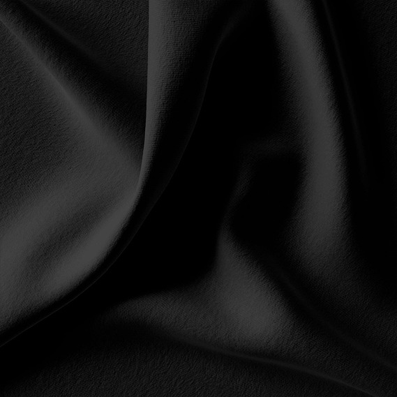 Knitted fabric Prague, knitted fabric, thick viscose fabric, 640 g/m2 V-1 чорний, фото 2