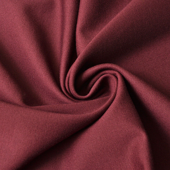 Тканина трикотаж Прага, трикотажна тканина, щільна віскозна тканина, 640 гр/м2 бордо, фото 1