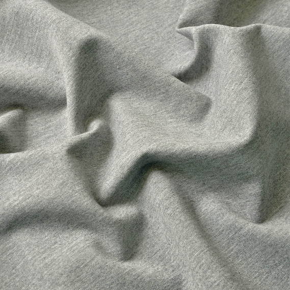 Тканина трикотаж Прага, трикотажна тканина, щільна віскозна тканина, 640 гр/м2 сірий, фото 2