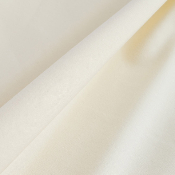 Тканина трикотаж Прага, трикотажна тканина, щільна віскозна тканина, 640 гр/м2 крем №2, фото 1