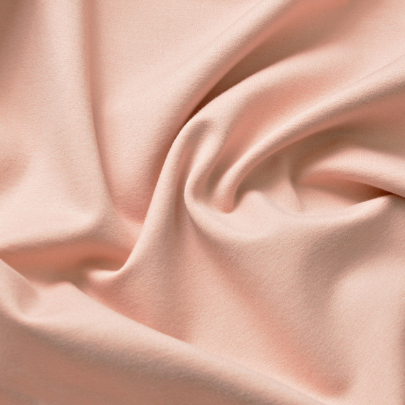 Knitted fabric Prague, knitted fabric, thick viscose fabric, 640 g/m2 пудра, фото 2