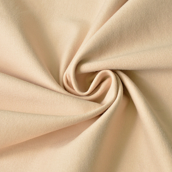 Тканина трикотаж Прага, трикотажна тканина, щільна віскозна тканина, 640 гр/м2 беж, фото 1 Тканина трикотаж Прага, трикотажна тканина, щільна віскозна тканина, 640 гр/м2 беж, фото 1