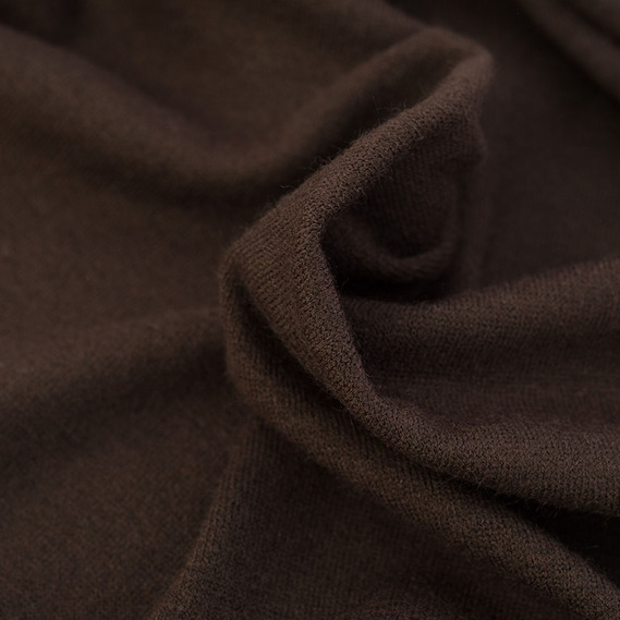 Тканина трикотаж Осінь №42 шоколад, фото 1