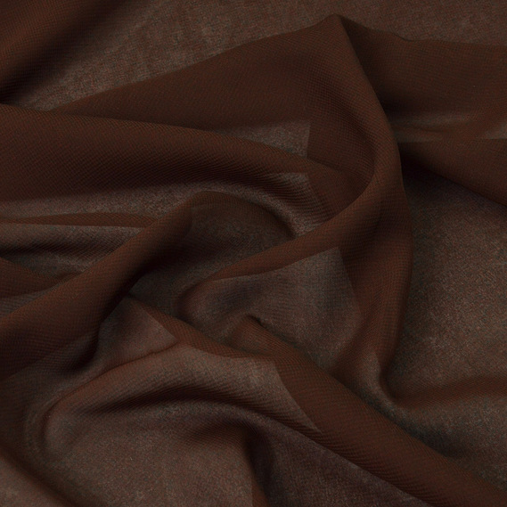 The fabric is chiffon with a multi-pattern design шоколад, фото 1 The fabric is chiffon with a multi-pattern design шоколад, фото 1
