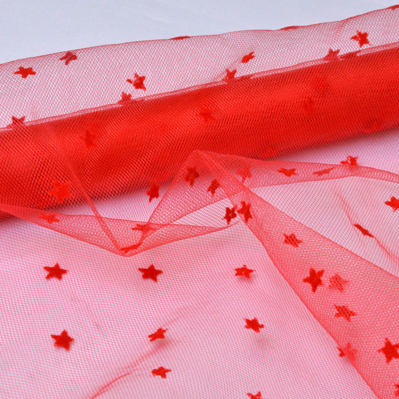 Фатин червоні зірочки, фото 1