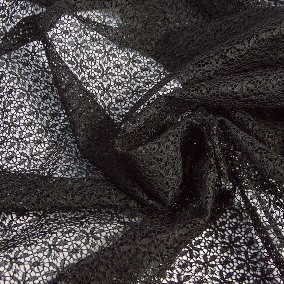 Гипюр Софи V-1/1 чорний, фото 1 Гипюр Софи V-1/1 чорний, фото 1