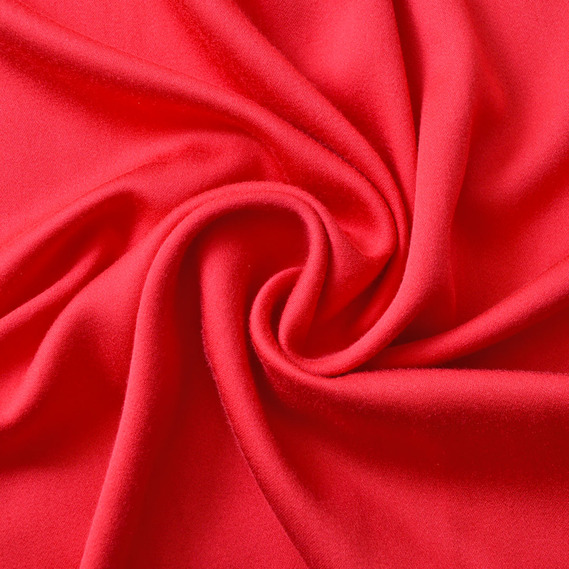 Штапель-сатин однотоний V-22 кавун, фото 1