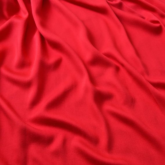 Штапель-сатин однотоний V-22 кавун, фото 2