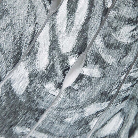 Тюль батист набивний Safary V-102 сіра, фото 4 Тюль батист набивний Safary V-102 сіра, фото 4