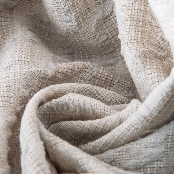 Тюль рогожка Kelvin V-102 беж, фото 2 Тюль рогожка Kelvin V-102 беж, фото 2