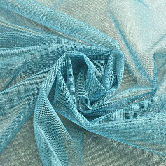 Тюль сетка однотонный Баланьяж V-825 денім, фото 2 Тюль сетка однотонный Баланьяж V-825 денім, фото 2