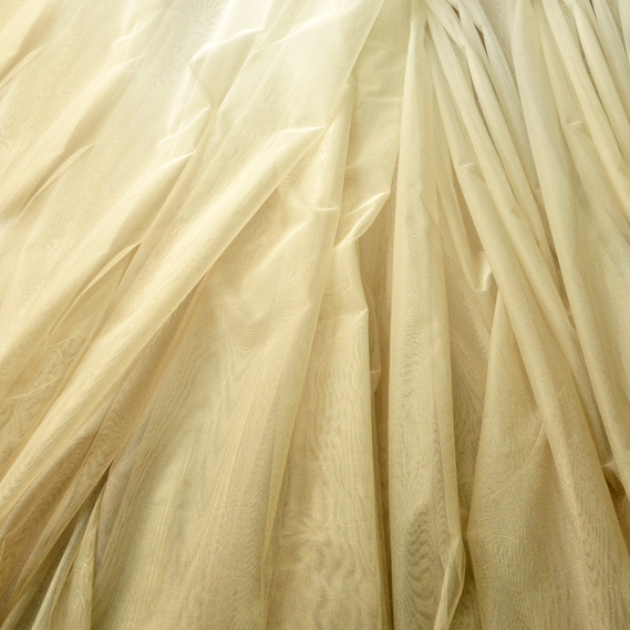 Тюль сітка однотонний Баланьяж V-810 олива, фото 1