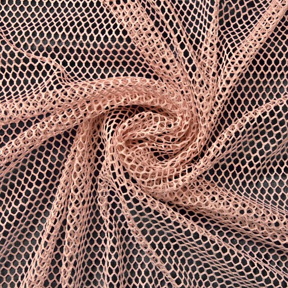 Тюль сітка однотонний Clarise V-102 пудра, фото 1 Тюль сітка однотонний Clarise V-102 пудра, фото 1