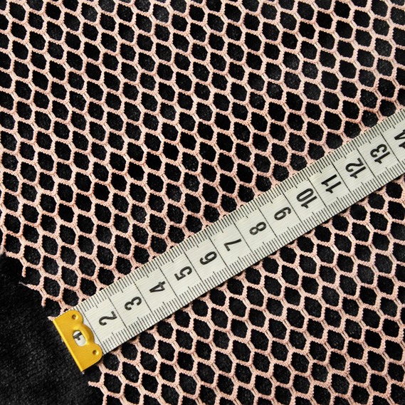 Тюль сітка однотонний Clarise V-102 пудра, фото 4 Тюль сітка однотонний Clarise V-102 пудра, фото 4